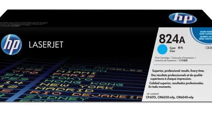HP 824A Laser cartridge 21000páginas Ciano