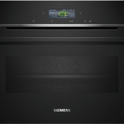 Forno Compacto de Encastre iQ700 CB774G1B1 47L (Preto) - SIEMENS