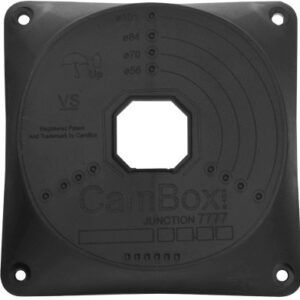 Caixa de Conex?es p/ C?maras Domo (Preto) - CAMBOX