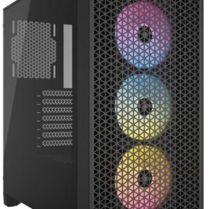 Caixa ATX 3000D Airflow RGB Vidro Temperado (Preto) - CORSAIR