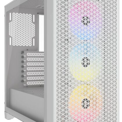 Caixa ATX 3000D Airflow RGB Vidro Temperado (Branco) - CORSAIR