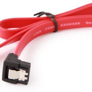 Cabo SATA III Vermelho 90º (50cm) – GEMBIRD