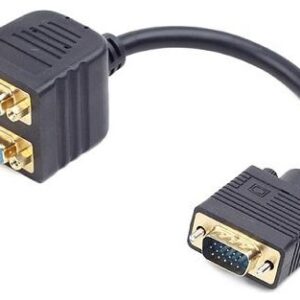Repartidor VGA Macho - 2 VGA Femea - GEMBIRD