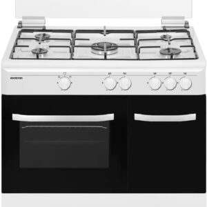 Fogão a Gás 5 Bocas + Forno 60L (Branco) - INFINITON
