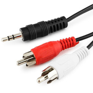 Cabo Jack 3,5mm Macho - 2x RCA Macho (1,5 mts) - GEMBIRD