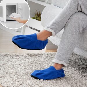Chinelos de Casa Aqueciv?is no Microondas Relax (Azul) - INNOVAGOODS