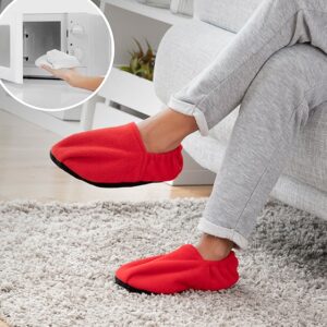 Chinelos de Casa Aquecivéis no Microondas Relax (Vermelho) - INNOVAGOODS