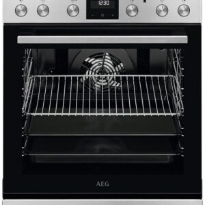 Fogão Elétrico c/ Placa Vitrocerâmica CCB6642CBM 4 Zonas 73L (Inox) - AEG