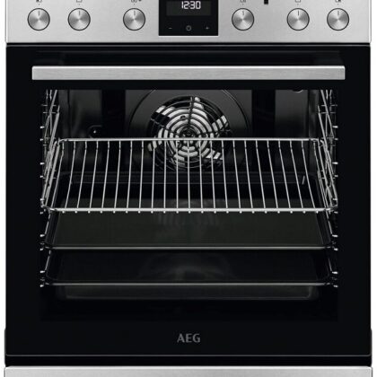 Fogão Elétrico c/ Placa Vitrocerâmica CCB6642CBM 4 Zonas 73L (Inox) - AEG