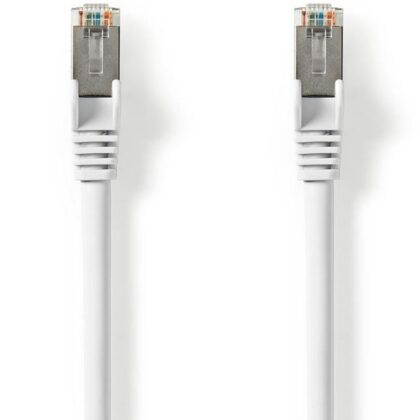 Cabo de Rede RJ45 CAT8.1 S/FTP Branco (50cm) - NEDIS