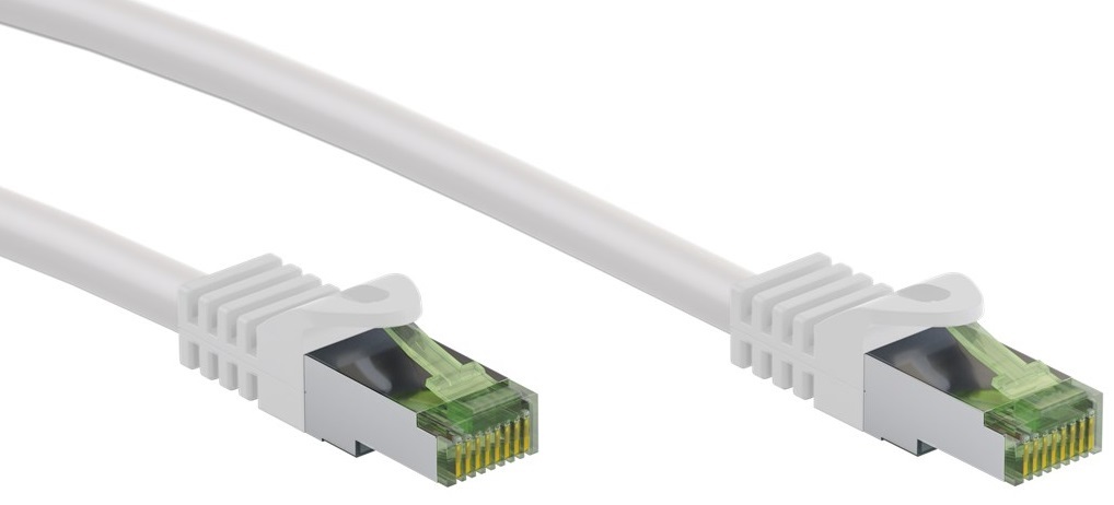 Cabo de Rede RJ45 CAT8.1 S/FTP Branco (3 mts) - GOOBAY