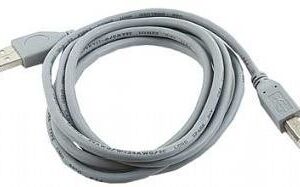 Cabo USB tipo A + USB tipo B p/ Impressoras Cinzento (1,8 mts) - GEMBIRD