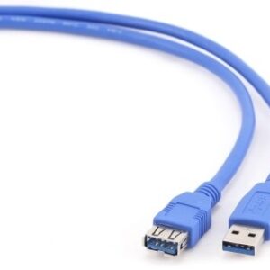 Cabo Extens?o USB3.0 Macho - Femea Azul (1,8 mts) - GEMBIRD