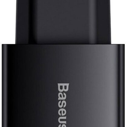 Carregador Compact CCXJ-E01 USB-C/USB-A 30W Fast Charger PD/QuickCharge 3.0 (Preto) - BASEUS