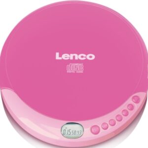 Leitor de CD-R/RW Portátil CD 011 (Rosa) - LENCO