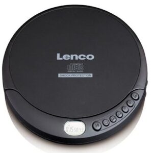 Leitor de CD Port?til c/ MP3 CD 200 (Preto) - LENCO
