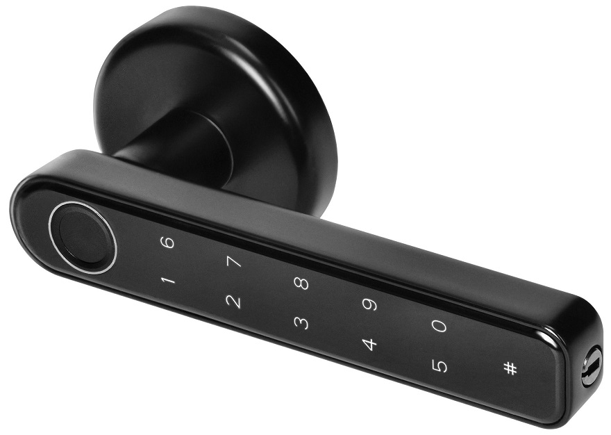 Maçaneta de Porta Inteligente Bluetooth c/ Código de Acesso e Impressão Digital TUYA - VIRONE