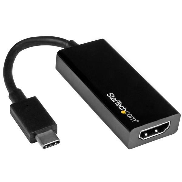 Adaptador Gráfico USB C Macho - HDMI Fêmea 4K CDP2HD Preto - STARTECH