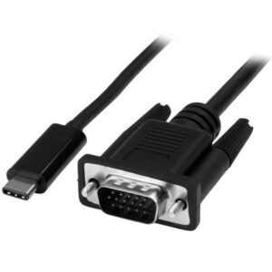 Adaptador de V?deo CDP2VGAMM2MB USB C-VGA (D-Sub) Preto (2 mts) - STARTECH