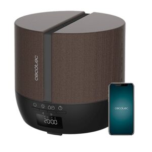 Humidificador PureAroma 550 Woody 500ml (Preto/ Castanho) - CECOTEC