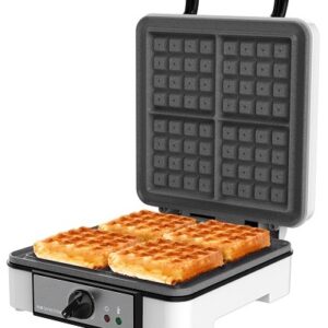Máquinas de Waffles FunGofrestone (4 Waffles) 1200W Inox - CECOTEC