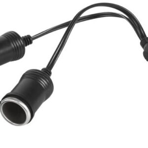 Adaptador Ficha Isqueiro Macho - 2x Fichas Isqueiro Femea