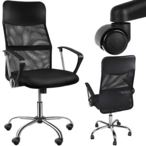 Cadeira de Escrit?rio Mesh (Preto) - MALATEC