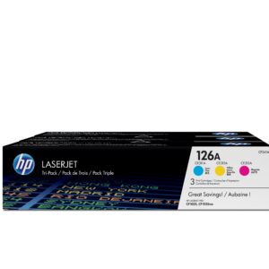 Pack 3x Toner 126A (Azul, Amarelo e Magenta) - HP