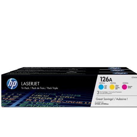 Pack 3x Toner 126A (Azul, Amarelo e Magenta) - HP