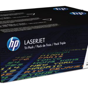 Pack 3x Toners CF370AM (Amarelo, Azul e Magenta) - HP