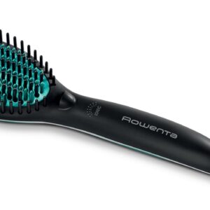 Alisador de Cabelo/Escova 160º ~200º (Preto/Verde) - ROWENTA