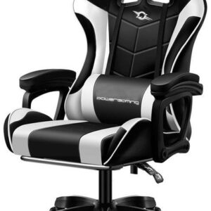 Cadeira Gaming 813 (Preto/Branco)