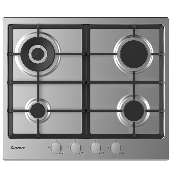 Placa 4 Bocas a Gás 595x510mm (Inox) - CANDY