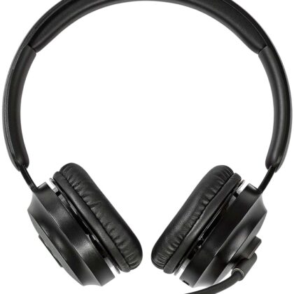 Auscultadores Headset PC Wireless/Bluetooth c/ Micro (Preto) - NEDIS