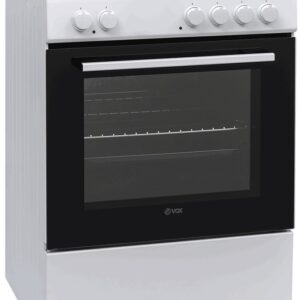 Fogão Vitrocerâmico + Forno Eletrico 72L CHT 6000 WBF (Branco) - VOX