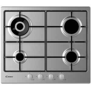 Placa c/ 4 Bocas a G?s 595x510mm (Inox) - CANDY