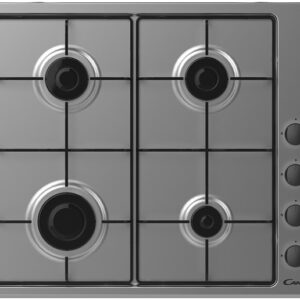 Placa G?s 4 Zonas 595x510mm (Inox) - CANDY