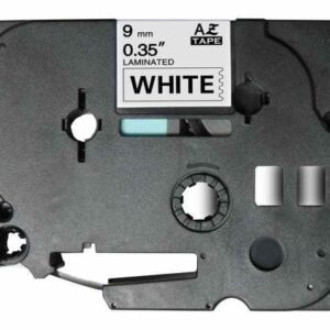 Cinta Rotuladora Compat?vel Brother TZE-221 (Preto/Branco) - TZ-221