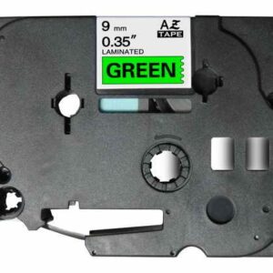 Cinta Rotuladora Generica Brother TZE-721 - Preto/Verde