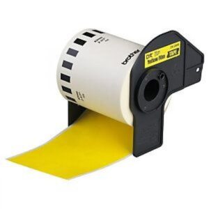 Cinta Continua Compatível Brother DK44605 - Amarelo