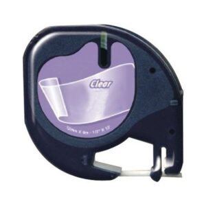 Cinta Rotuladora Generica Dymo Letratag 12267 (Preto/Transparente) - S0721530