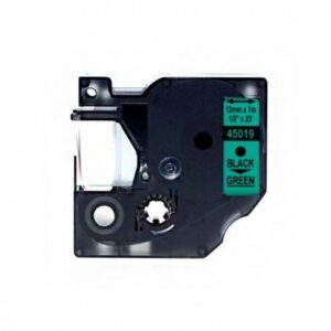 Cinta Rotuladora Generica Dymo D1 45019 (S0720590) - Preto/Verde