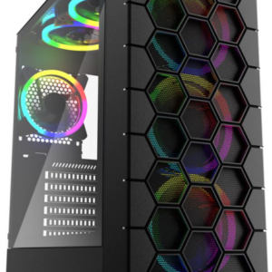 Caixa ATX HEX RGB (Preto) - SHARKOON
