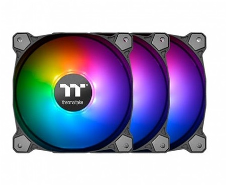 Pack 3 Ventoinhas Pure 14 aRGB TT 140mm (Preto) - THERMALTAKE