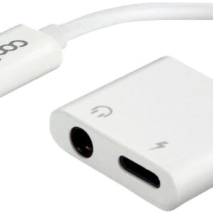 Adaptador Tomada Dupla Bluetooth 3,5 mm + Carga Lightning - COOL
