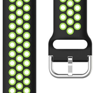 Pulseira 20mm Amazfit Bip / GTS / Bip Lite / Huawei / Samsung (Preto/ Verde) - COOL