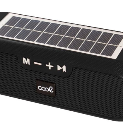 Coluna Bluetooth Glasgow 10W c/ Painel Solar (Preto) - COOL