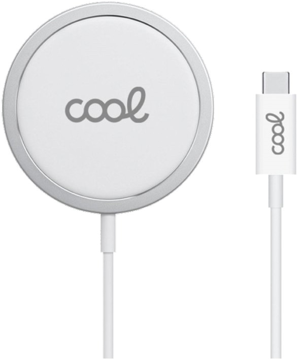 Base Carregador Magnético Wireless QI Dock (Branco) - COOL