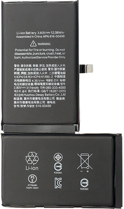 Bateria compatível iPhone XS Max