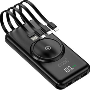 PowerBank 10000mAh + Qi s/ Fio (Preto) - COOL